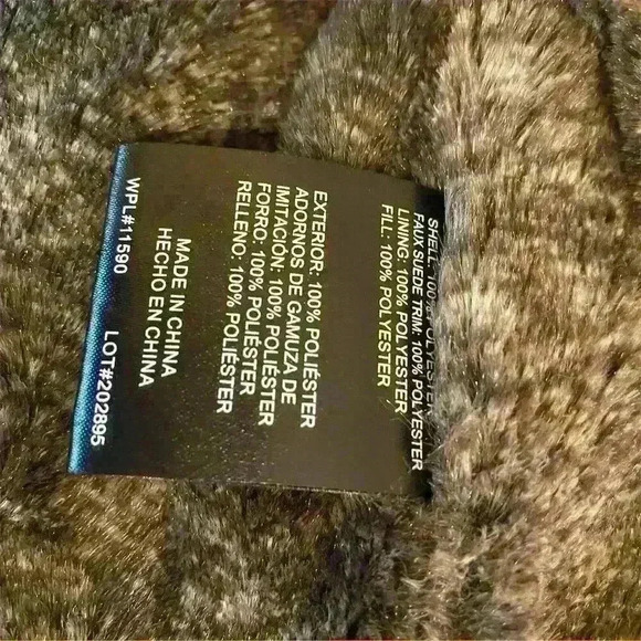 Weatherproof Women's Quilted Vest Faux Fur Lined Black Size M - Picture 4 of 4